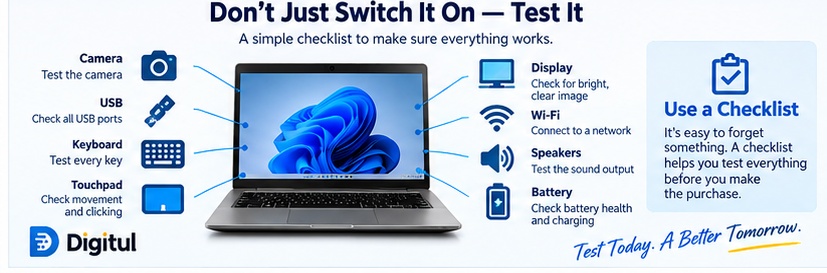 Laptop testing checklist