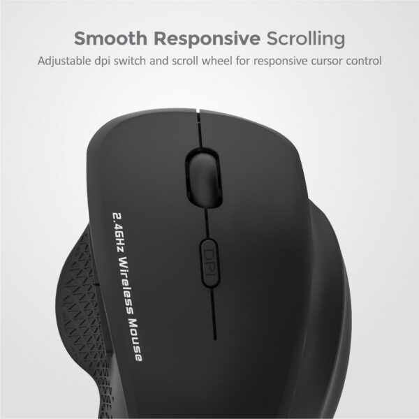 6B Wireless Optical Mouse - MW280 Black