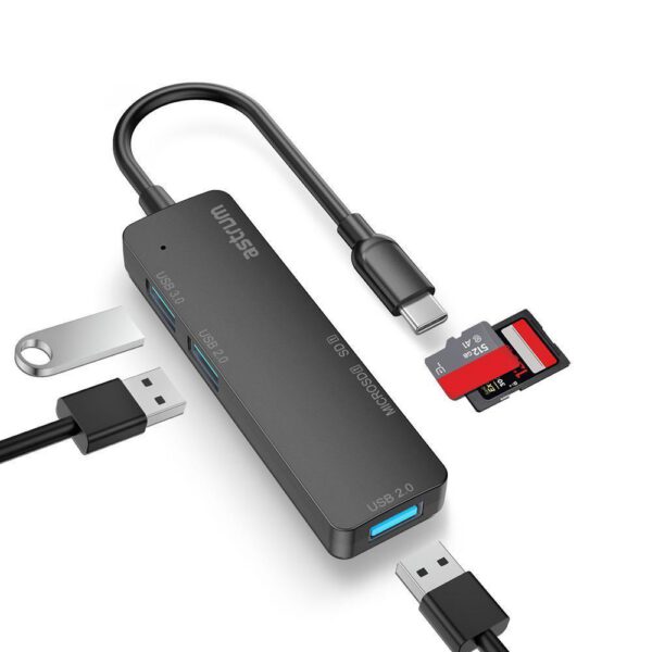 UH030 USB-C and Card Reader Multi-Port Hub
