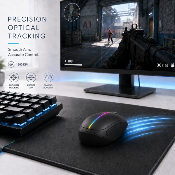 Astrum Tri-Mode Wireless Mouse BT 5.0, 3 Devices, Rechargeable - MW30C