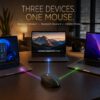 Astrum Tri-Mode Wireless Mouse BT 5.0, 3 Devices, Rechargeable - MW30C
