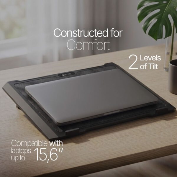 Laptop Cooling Pad 15.6 Inch Quiet Fan USB Adjustable Stand - LCP150