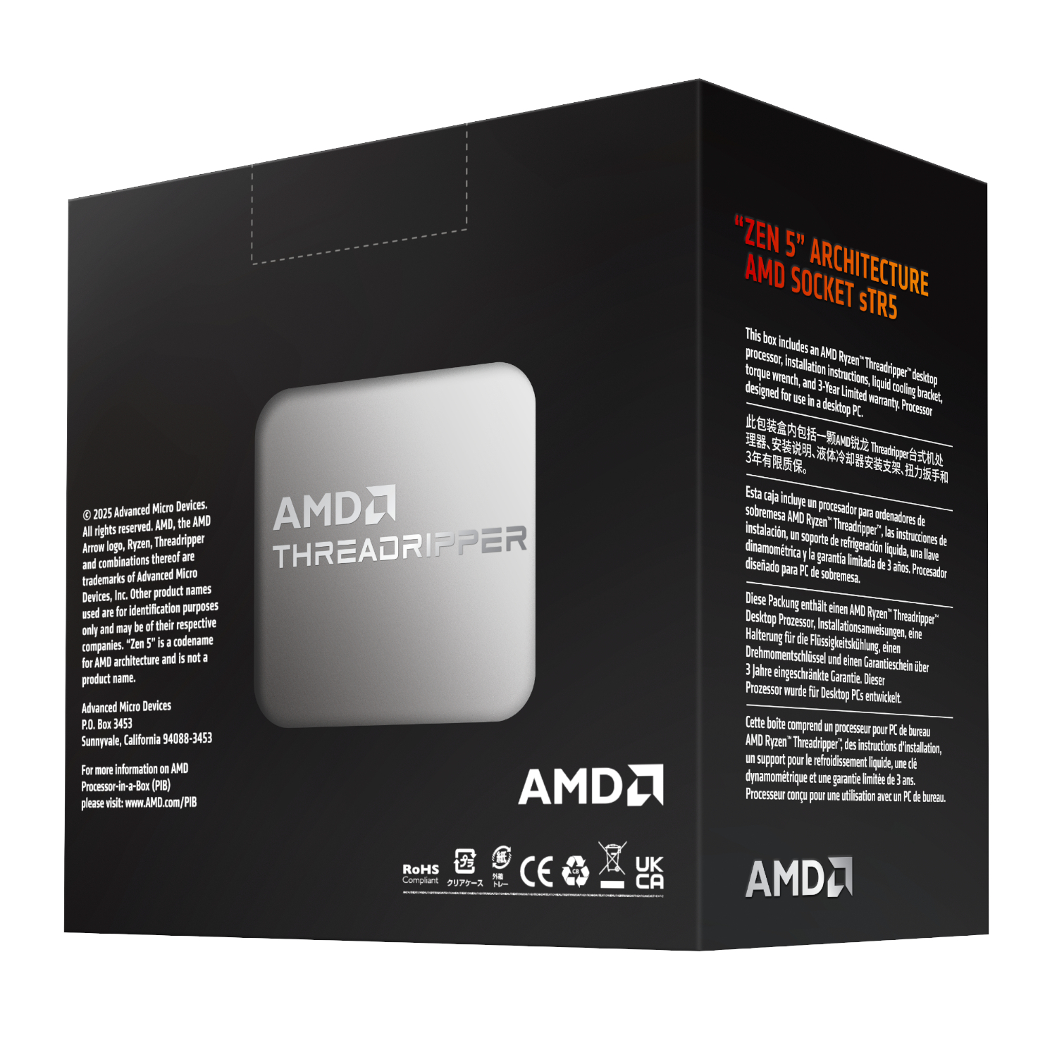 AMD Ryzen Threadripper 9970X 32-Core 4.0GHz CPU