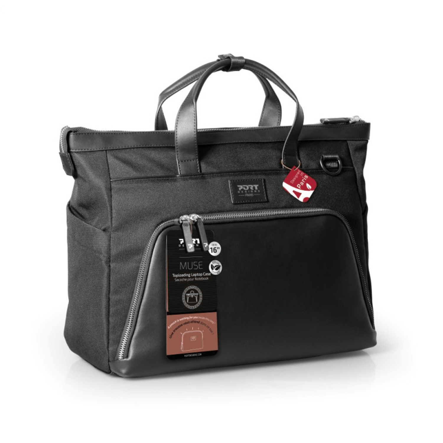 PORT MUSE SIGNATURE business 16" laptop handbag - clutch bag included