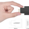 UGREEN Micro HDMI Male to HDMI Female Adapter – Black