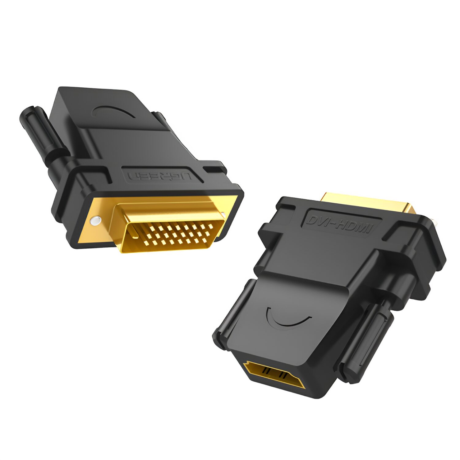 20124-20124-wr-02.jpg UGREEN 20124-20124 DVI (24+1) Male to HDMI Female Adapter - Black