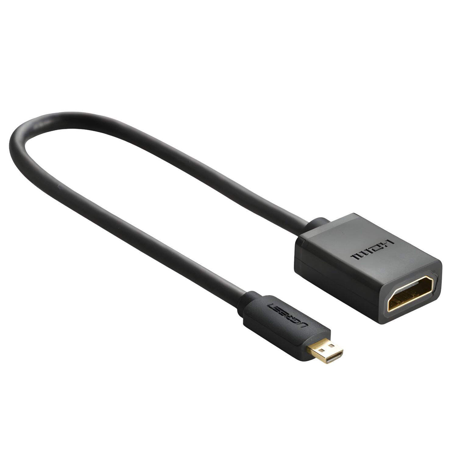 20134-20134-wr-02.jpg UGREEN 20134-20134 Micro HDMI Male to HDMI Female Adapter - Black