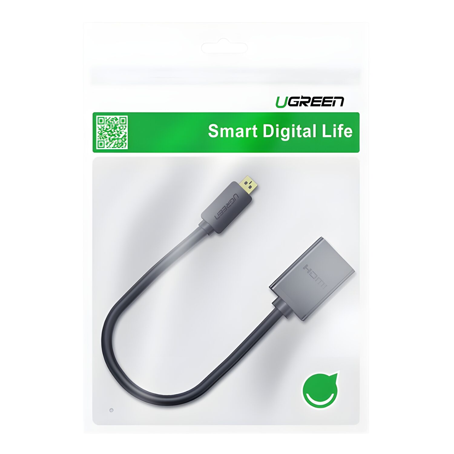 20134-20134-wr-04a.jpg UGREEN 20134-20134 Micro HDMI Male to HDMI Female Adapter - Black