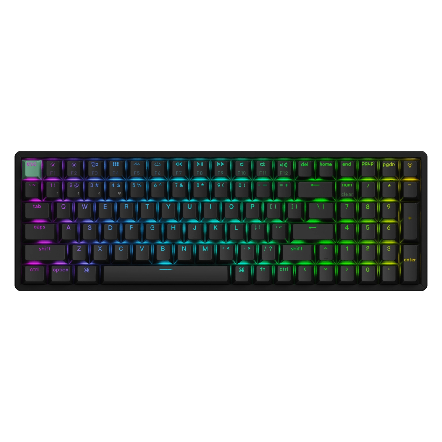 4894979016683_K4H-J1_wr-2.jpg Keychron K4 HE 96% Magnetic Switch Hot-Swap RGB Wireless Keyboard – Black