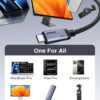 6941876263837_L706-65383_02.jpg UGREEN USB4 Gen4 240W USB-C to USB-C Cable (Black)