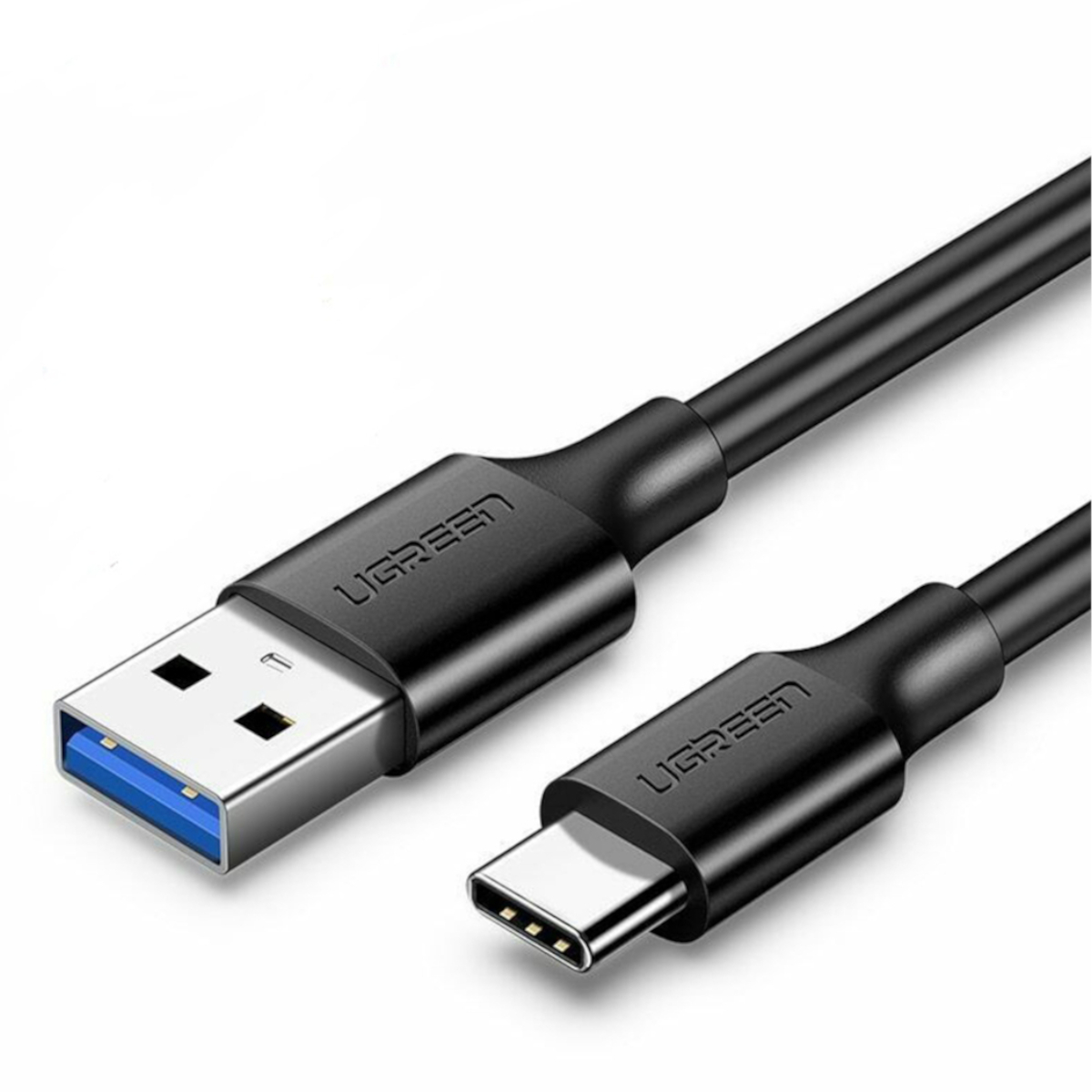 6957303828838_US184-20883.jpg UGREEN Type-C to USB-A 3.0 Cable 1.5m – Fast Charging 3A, 5Gbps Sync – Black