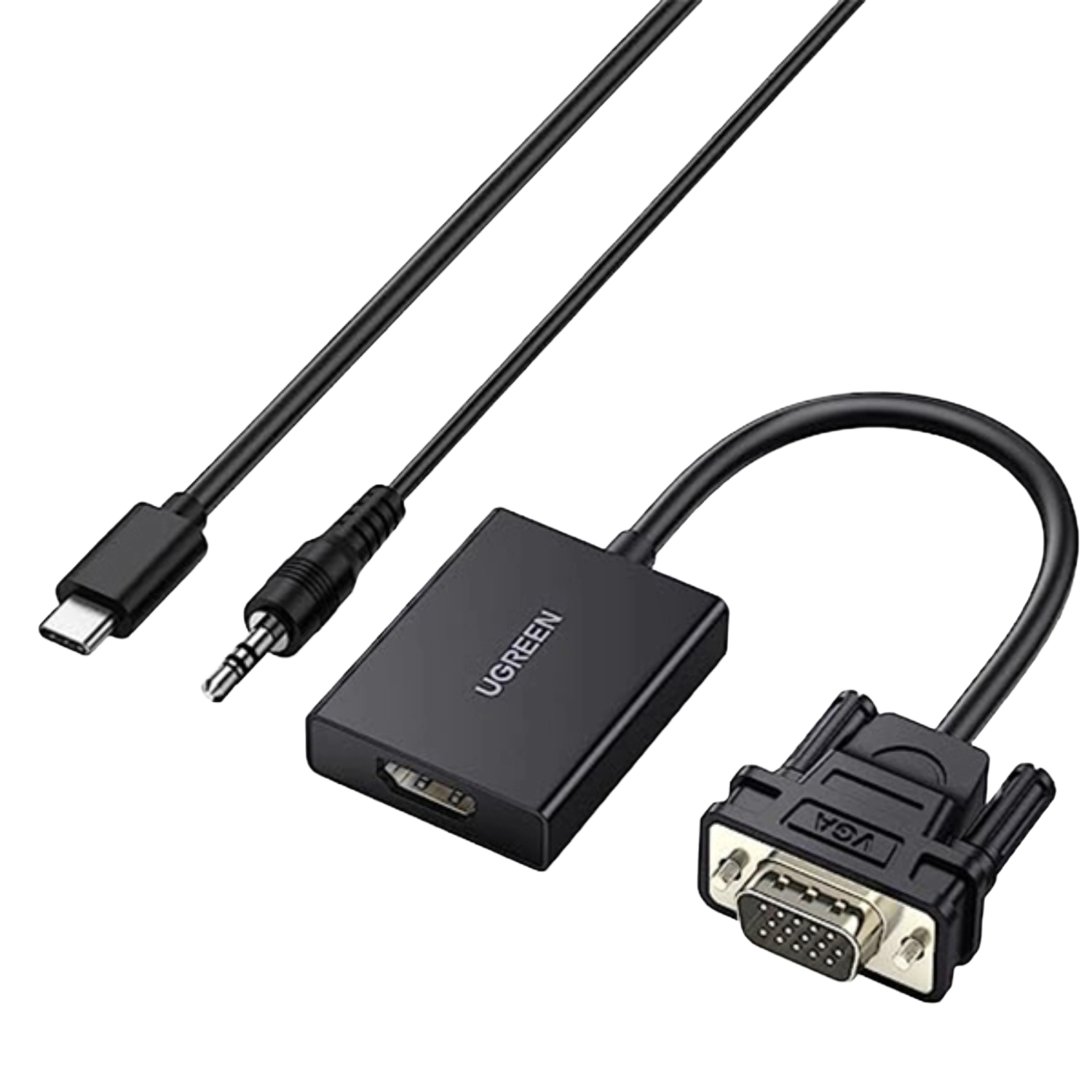 6957303859450_CM513-50945_01.jpeg UGREEN VGA to HDMI Converter | Male to Female | 1080P Full HD – Black