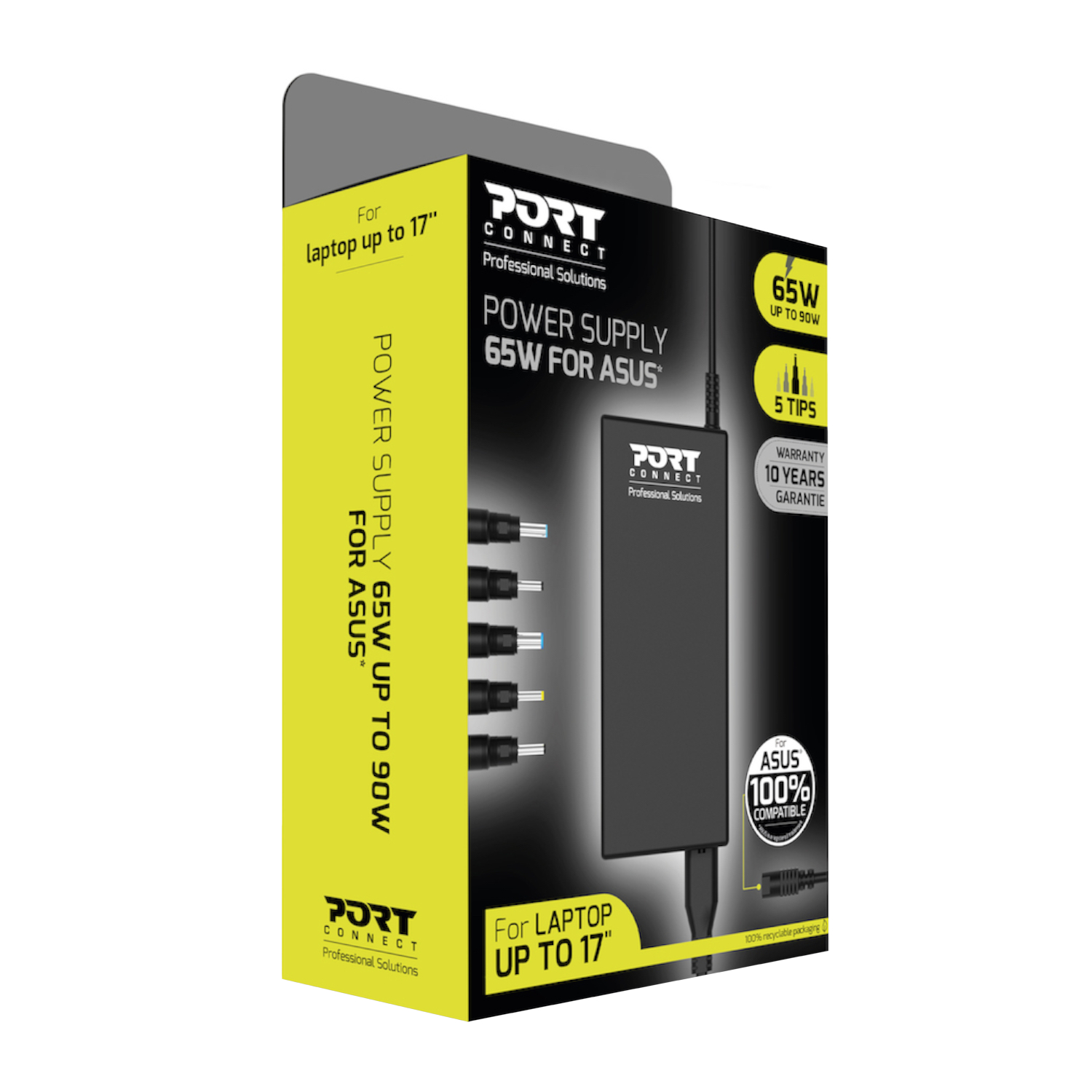 Port Connect 65W Notebook Adapter Asus