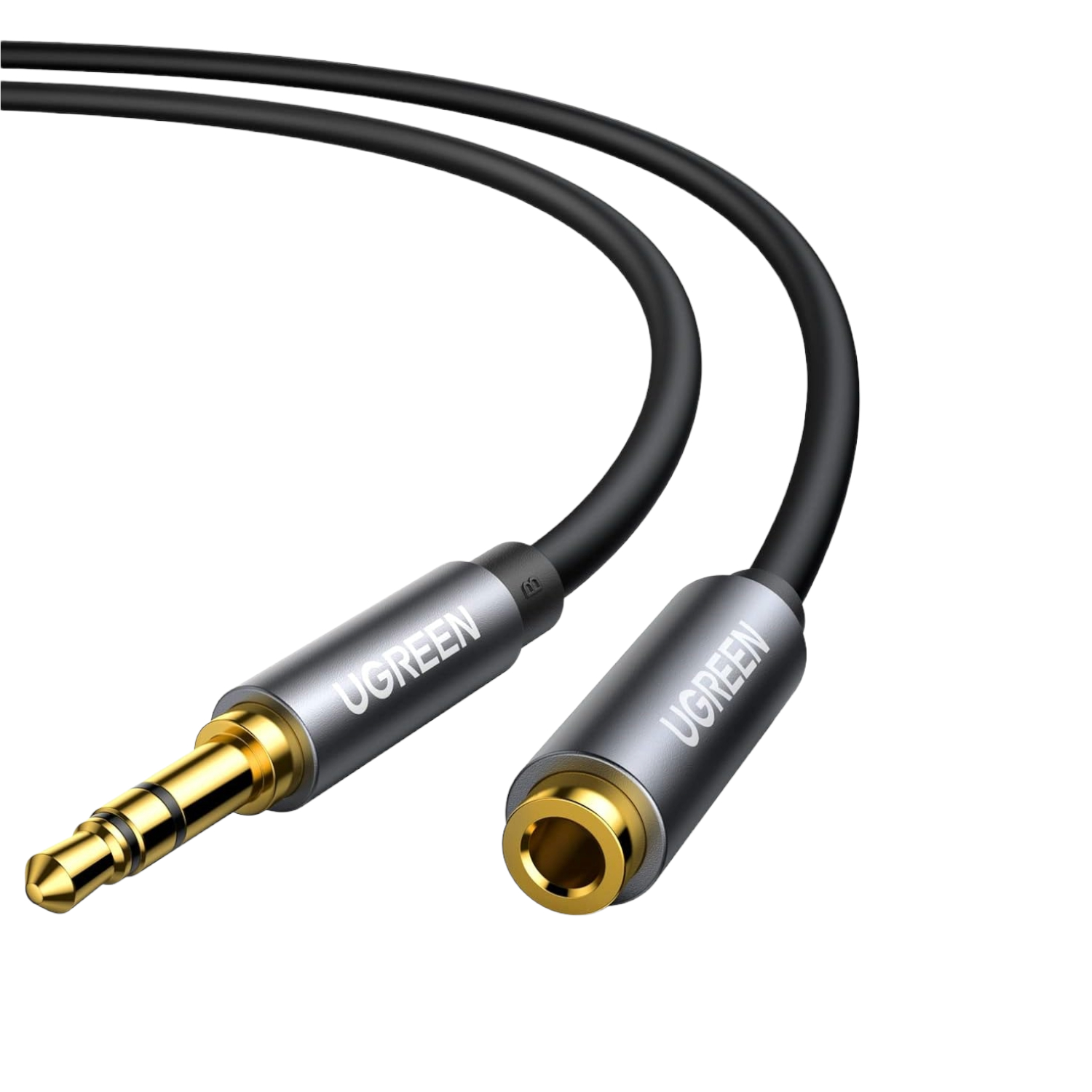AV118-10592_UGREEN-AV118-3.5mm-AUX-Extension-Cable-1m-–-Male-to-Female.jpg UGREEN AV118 3.5mm AUX Extension Cable 1m – Male to Female –(Black)