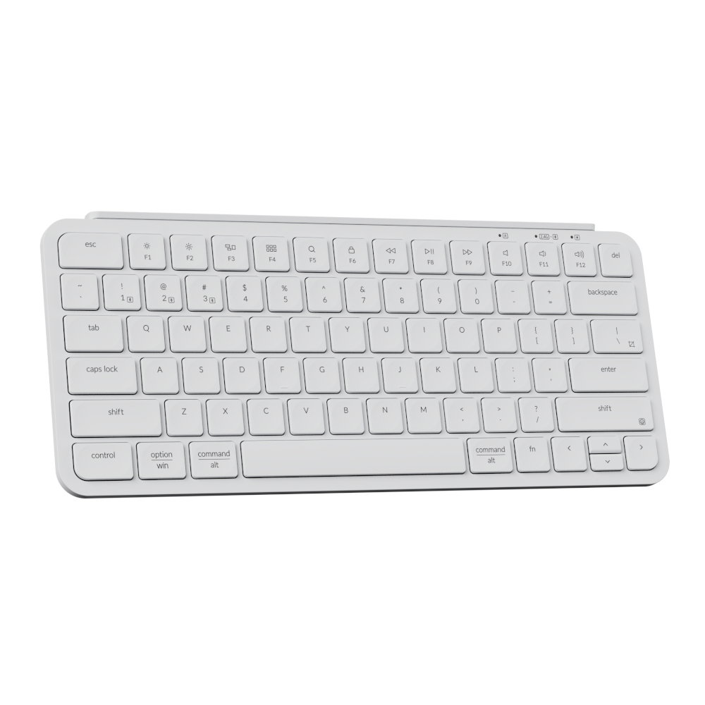 Keychron B1 Pro Ultra-Slim 75% Wireless Keyboard - Ivory White