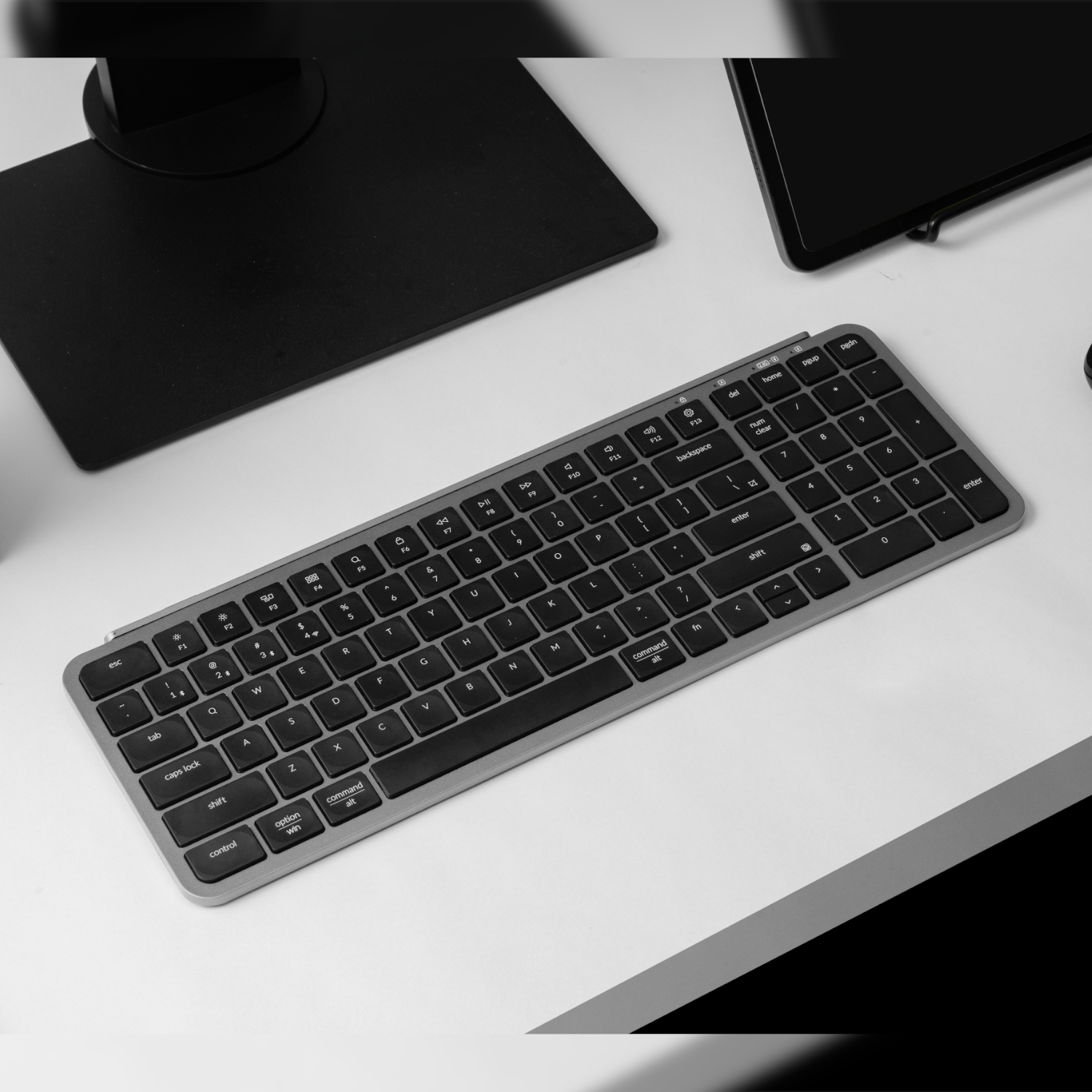 Keychron B2 Pro Ultra-Slim 96% Wireless Keyboard - Space Gray