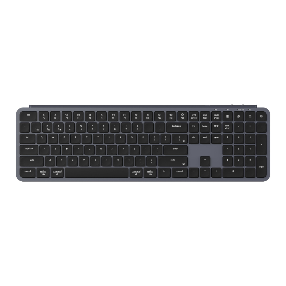 Keychron B6 Pro Ultra-Slim 100% Wireless Keyboard – Space Grey