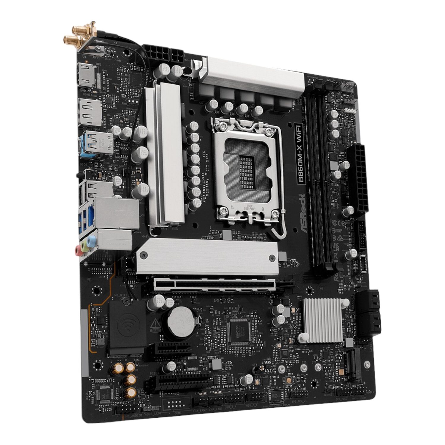 ASRock B860M-X WIFI Micro ATX DDR5 Motherboard (PCIe 5 and Wi-Fi 6E)