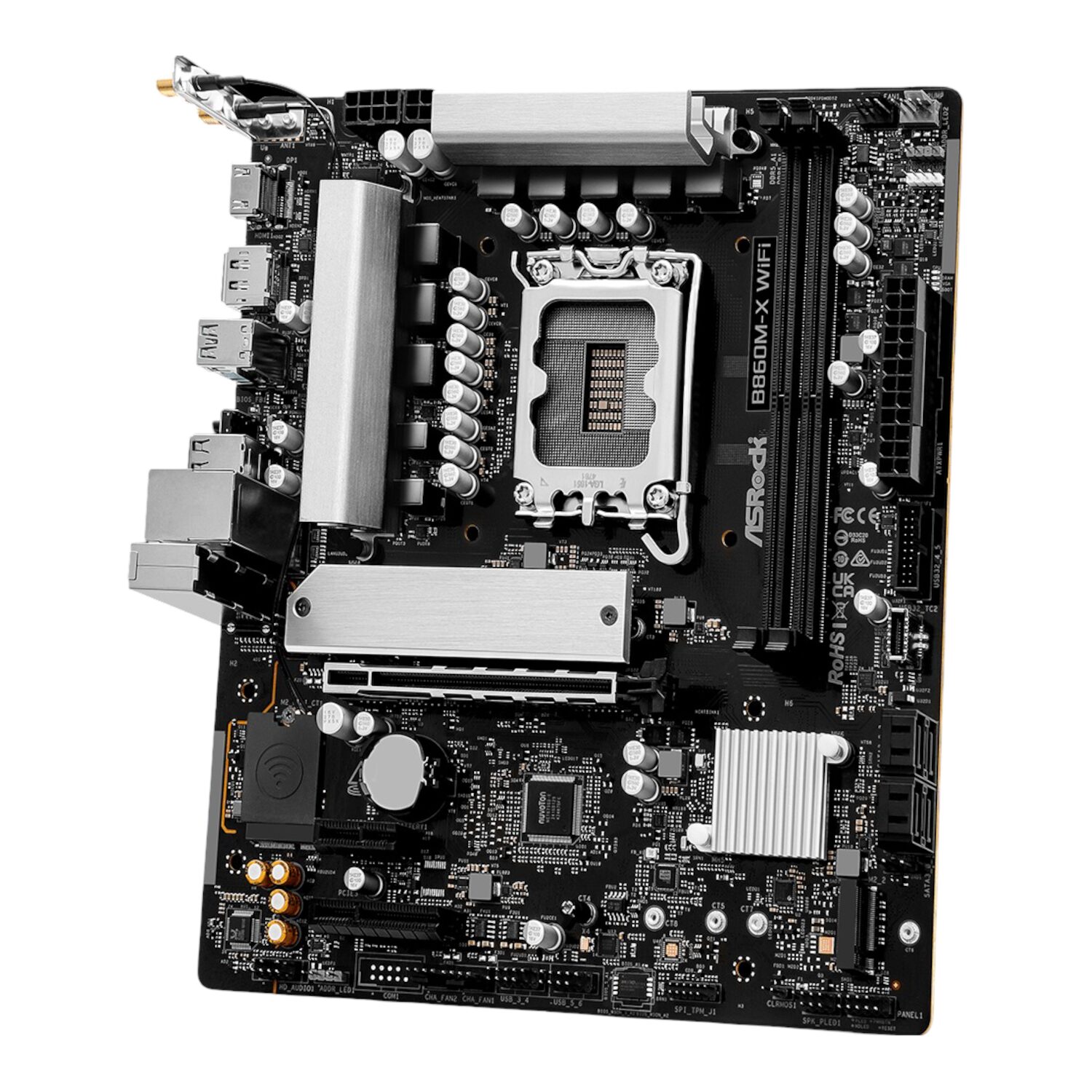 ASRock B860M-X WIFI Micro ATX DDR5 Motherboard (PCIe 5 and Wi-Fi 6E)