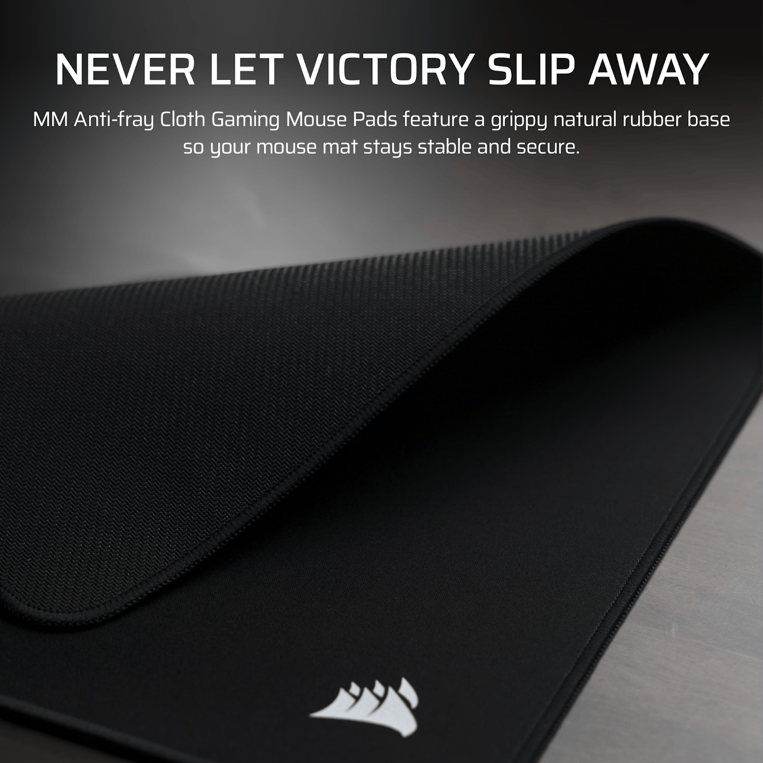 Corsair MM Anti-fray Cloth Gaming Mouse Pad Large - Black