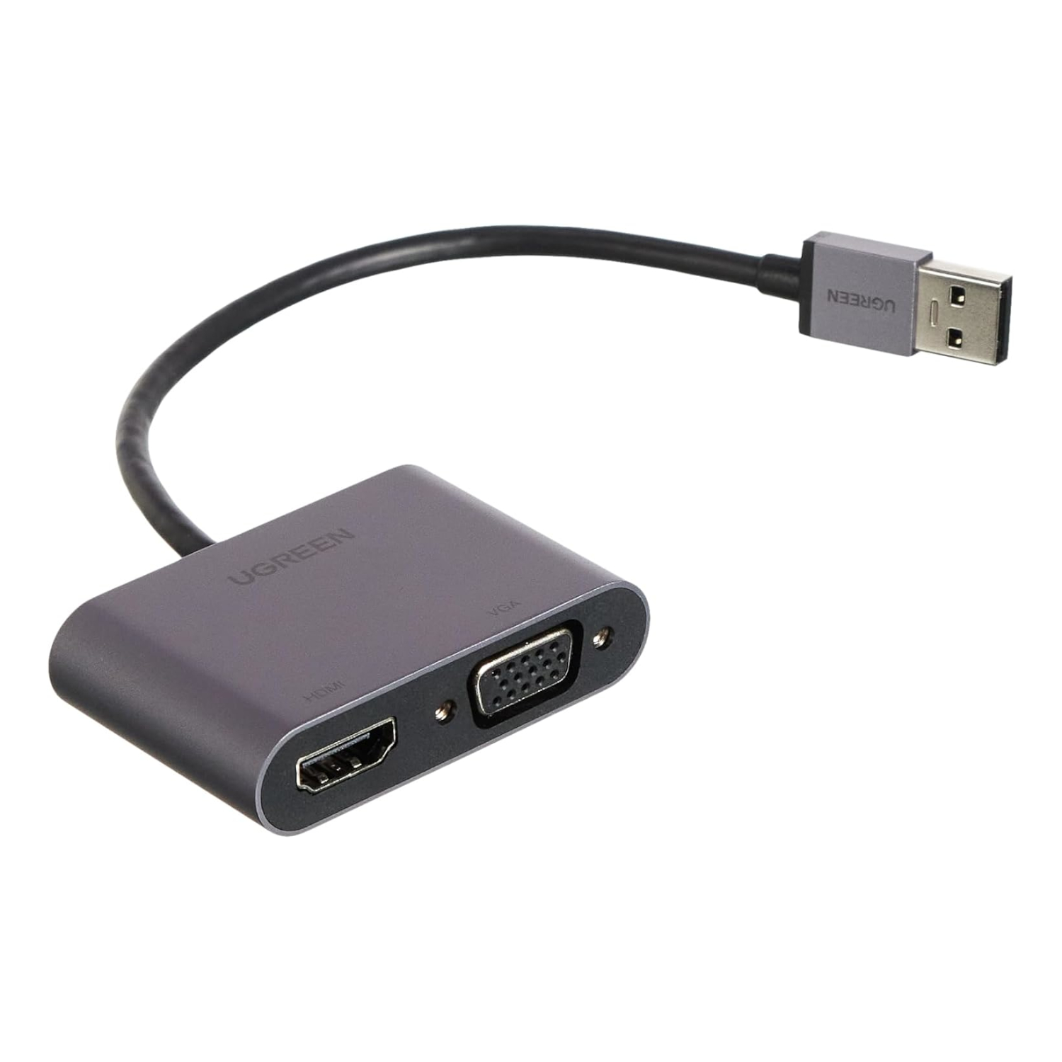 UGREEN CM449 USB-A to HDMI + VGA 1080P Display Adapter