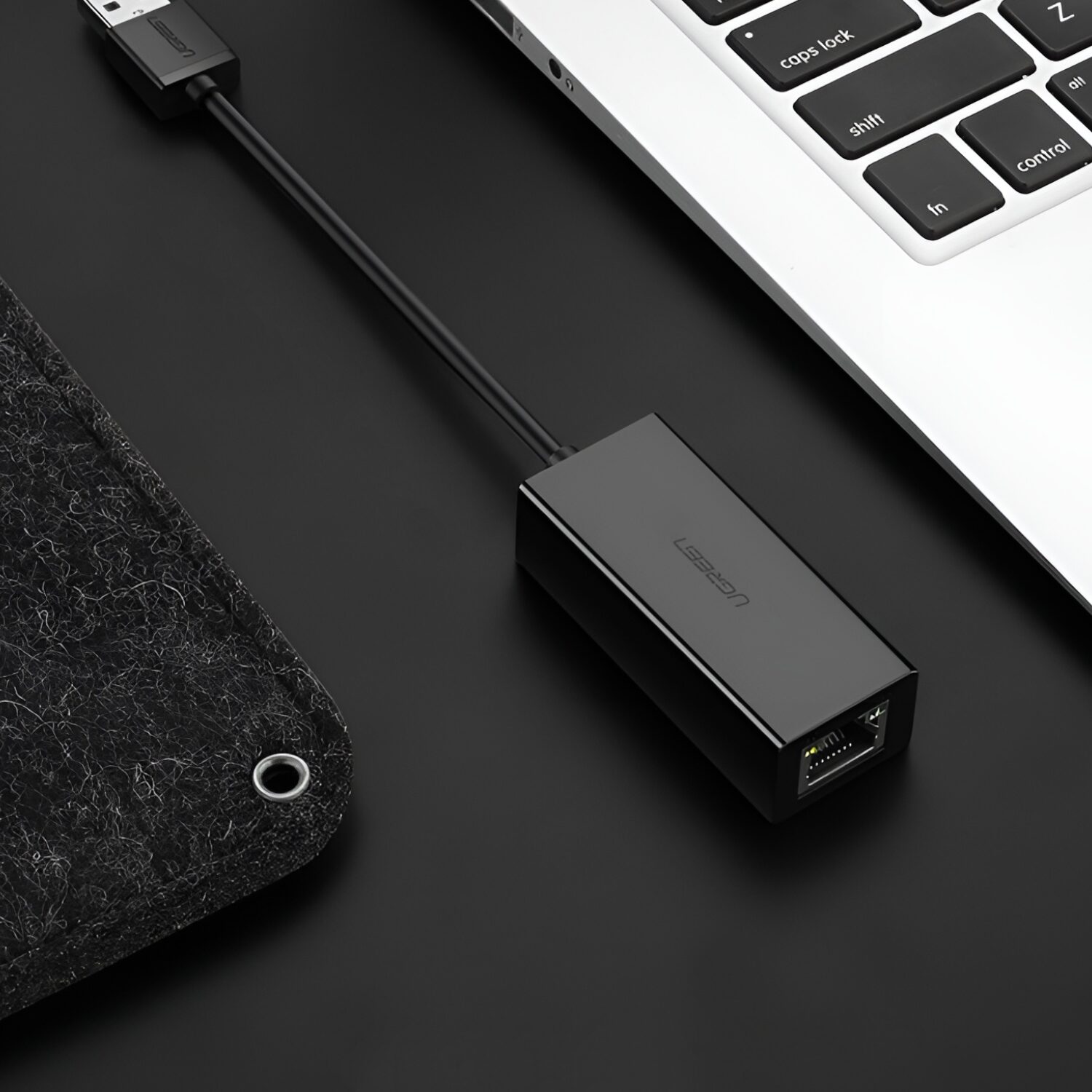 UGREEN CM111 USB3.0 to RJ5 Gigabit Ethernet Adapter - Black