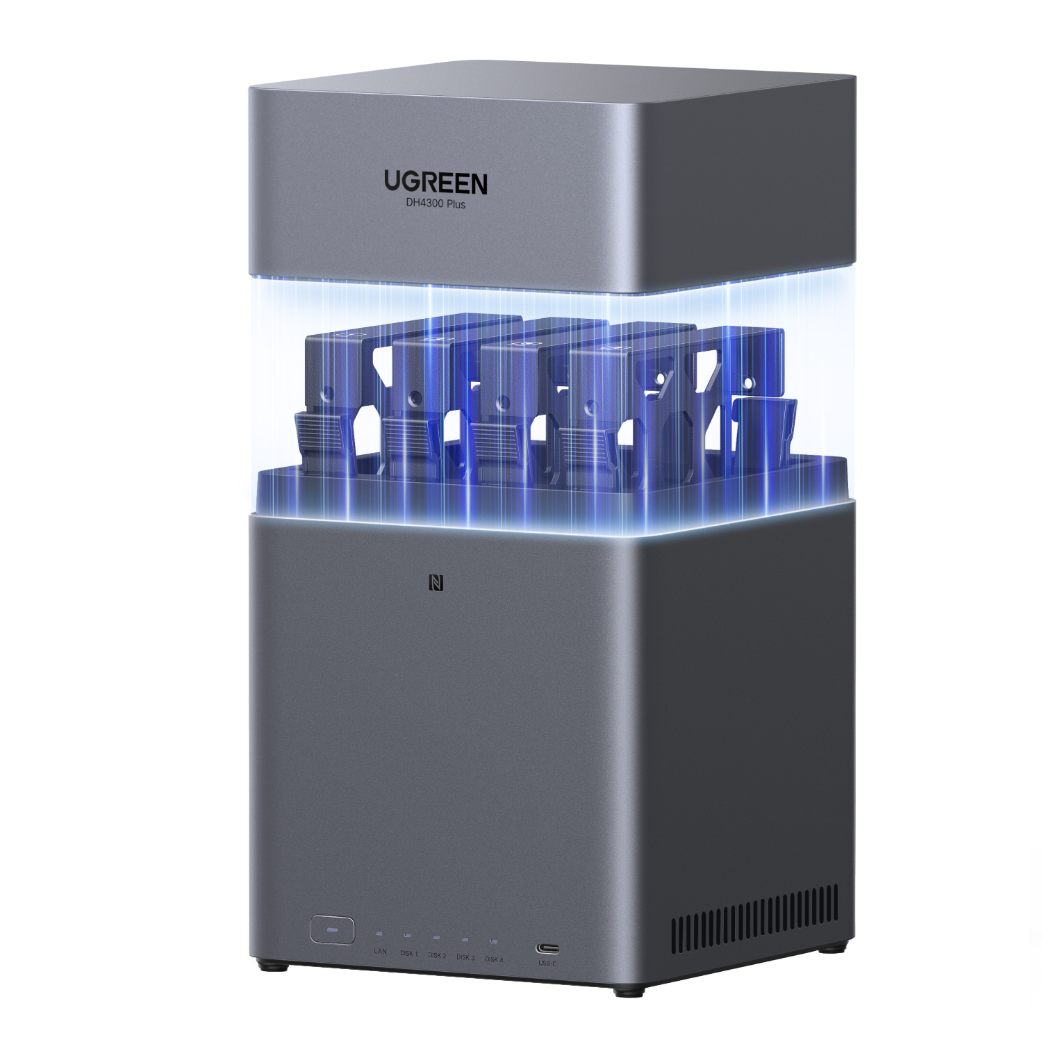DH4300PLUS-85660_UGreen-DH4300-PLUS-4-Bay-NAS-Storage-Grey_wr_03a.jpg UGREEN DH4300 PLUS 4-Bay NAS Storage