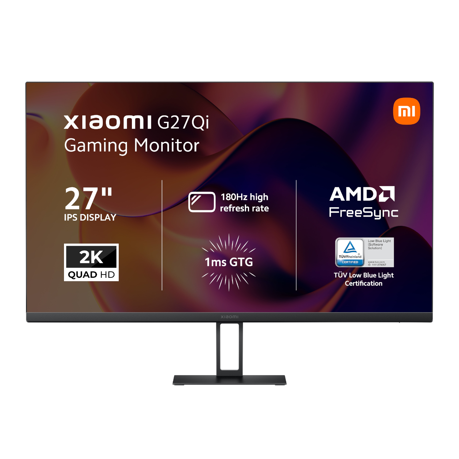 Xiaomi G27Qi 27" 2K 1440p IPS Gaming Monitor (180Hz, 1ms)