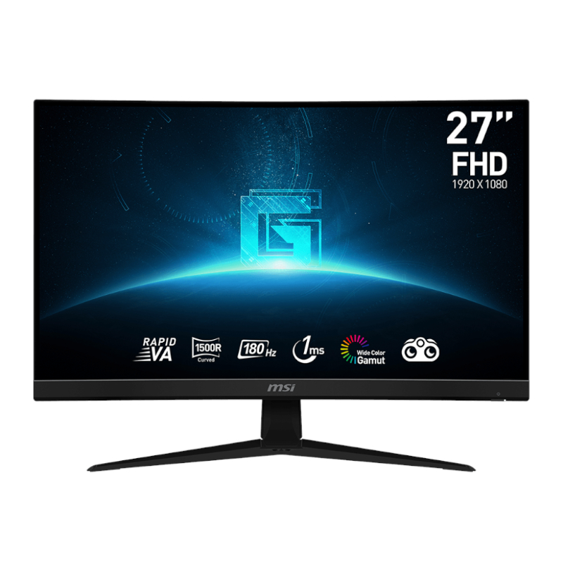 G27C4E3_wr_01.jpg MSI G27C4 E3 27" Gaming Monitor 1920 x 1080 (FHD) VA 170Hz FreeSync Premium HDMI Displayport Tilt Black