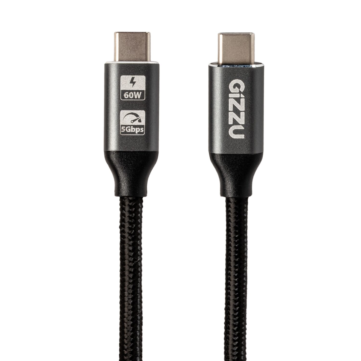 GCPCC0605G-01-wr-01.jpg GIZZU 60W 5Gbps Type-C 1m Cable
