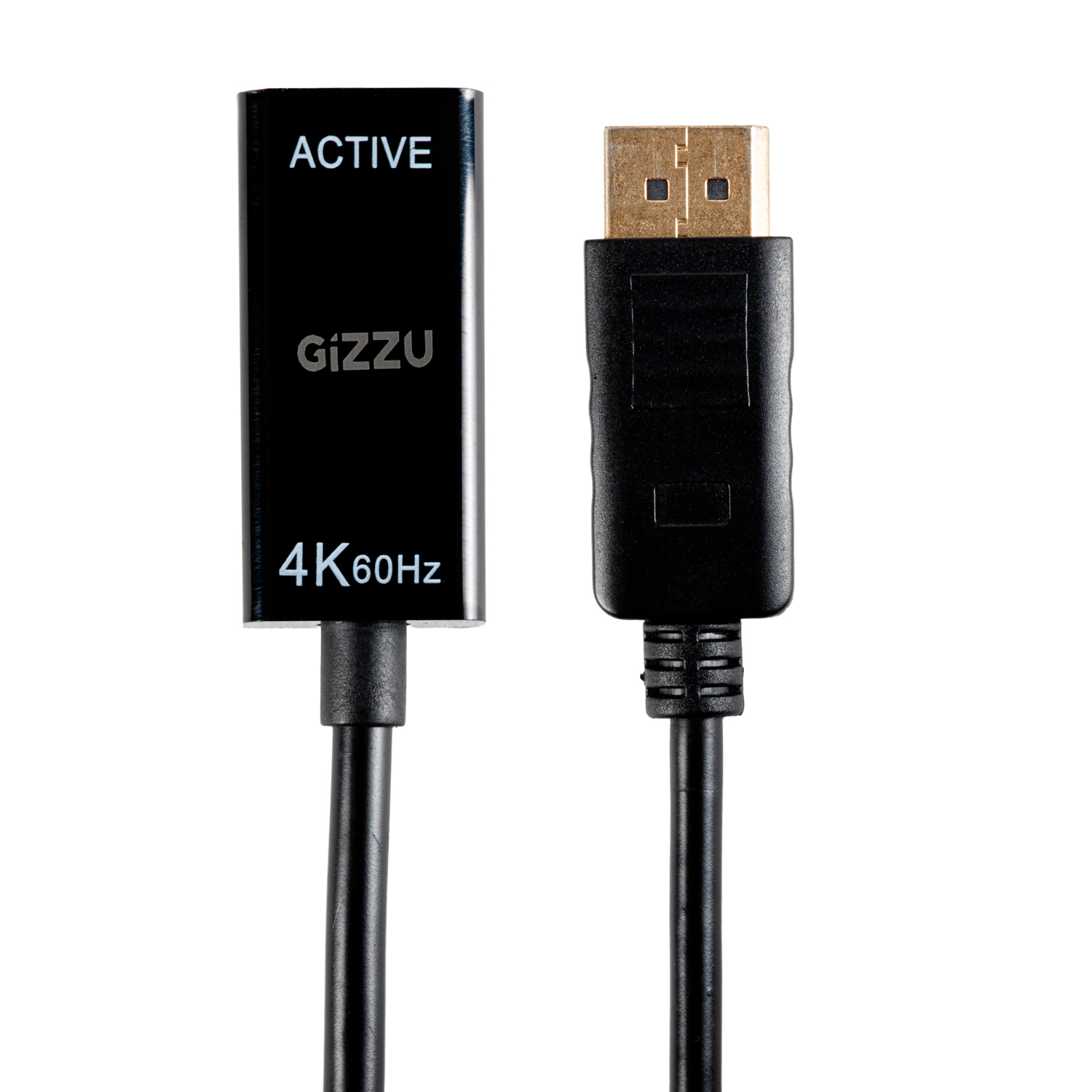 GIZZU-GAPDPHA-top-0001-Edit_1500x1500.jpg Gizzu 4K60Hz DisplayPort to HDMI Active Adapter