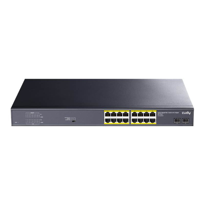 GS1020PS2_wr_01a.jpg Cudy 16-Port PoE+ Unmanaged Switch