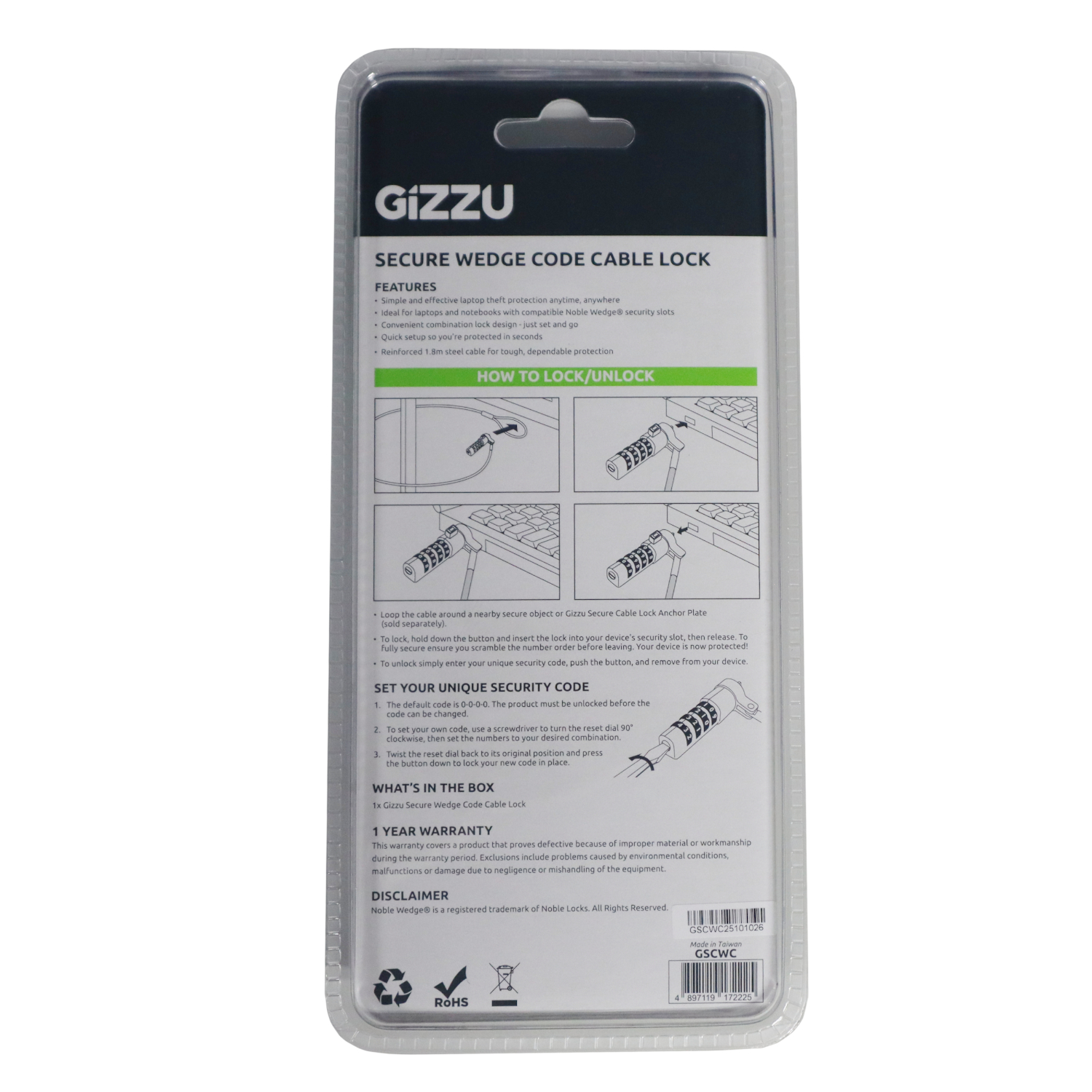 GSCWC_wr_02.jpg Gizzu Secure Wedge Code Cable Lock 1.8m