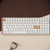 Keychron K4 HE 96% Magnetic Switch Hot-Swap RGB Wireless Keyboard – White (Wood + Aluminium)