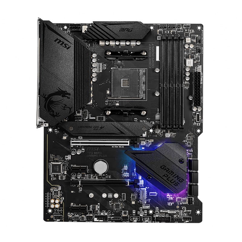 MSI MPG B550 Gaming Plus AM4 ATX Motherboard – Ryzen 5000