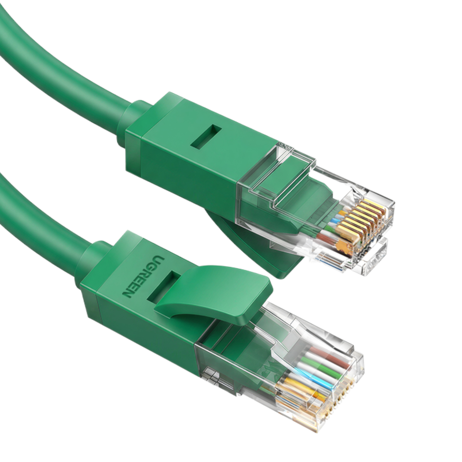 NW102-80833_-UGREEN-Cat6-RJ45-Gigabit-Ethernet-Cable-Grn_01-1.jpeg UGREEN RJ45 CAT6 1m LAN Network Cable – (1Gbps, 250MHz) – Green
