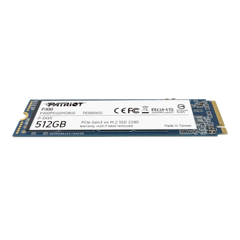 P300P512GM28_wr_02.jpg Patriot P300 512GB M.2 PCIe NVMe SSD