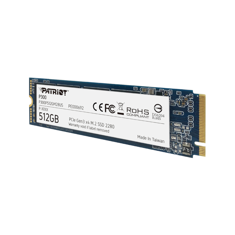 P300P512GM28_wr_04.jpg Patriot P300 512GB M.2 PCIe NVMe SSD