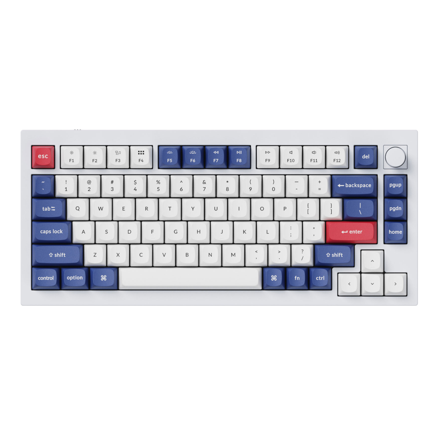 Keychron Double-Shot PBT OSA Keycap Set - Blue and White