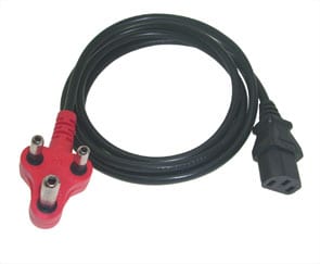 PC-6DCIC073BK1.8.jpg PWR Dedicated to Single Headed Kettle Cable 1.8m