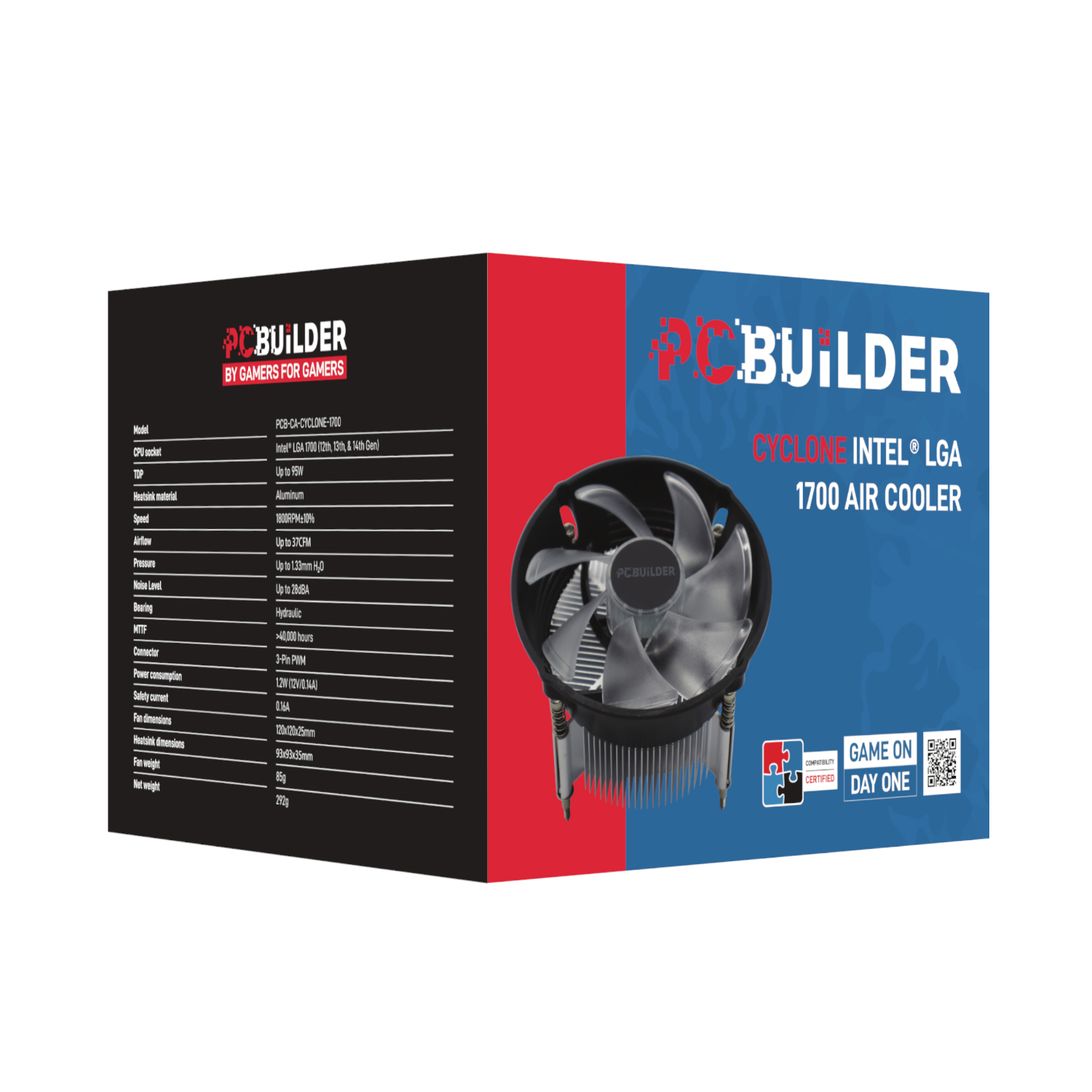 PCBuilder CYCLONE Intel® LGA 1700 Air Cooler