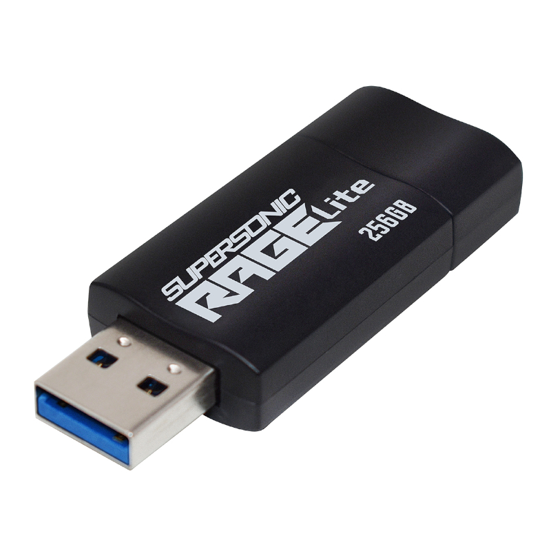 Patriot Rage Lite 256GB USB3.2 Flash Drive - Black