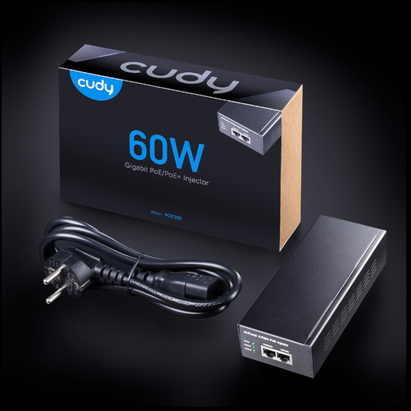 POE300_wr_05.jpg Cudy 60W Gigabit PoE+ Injector