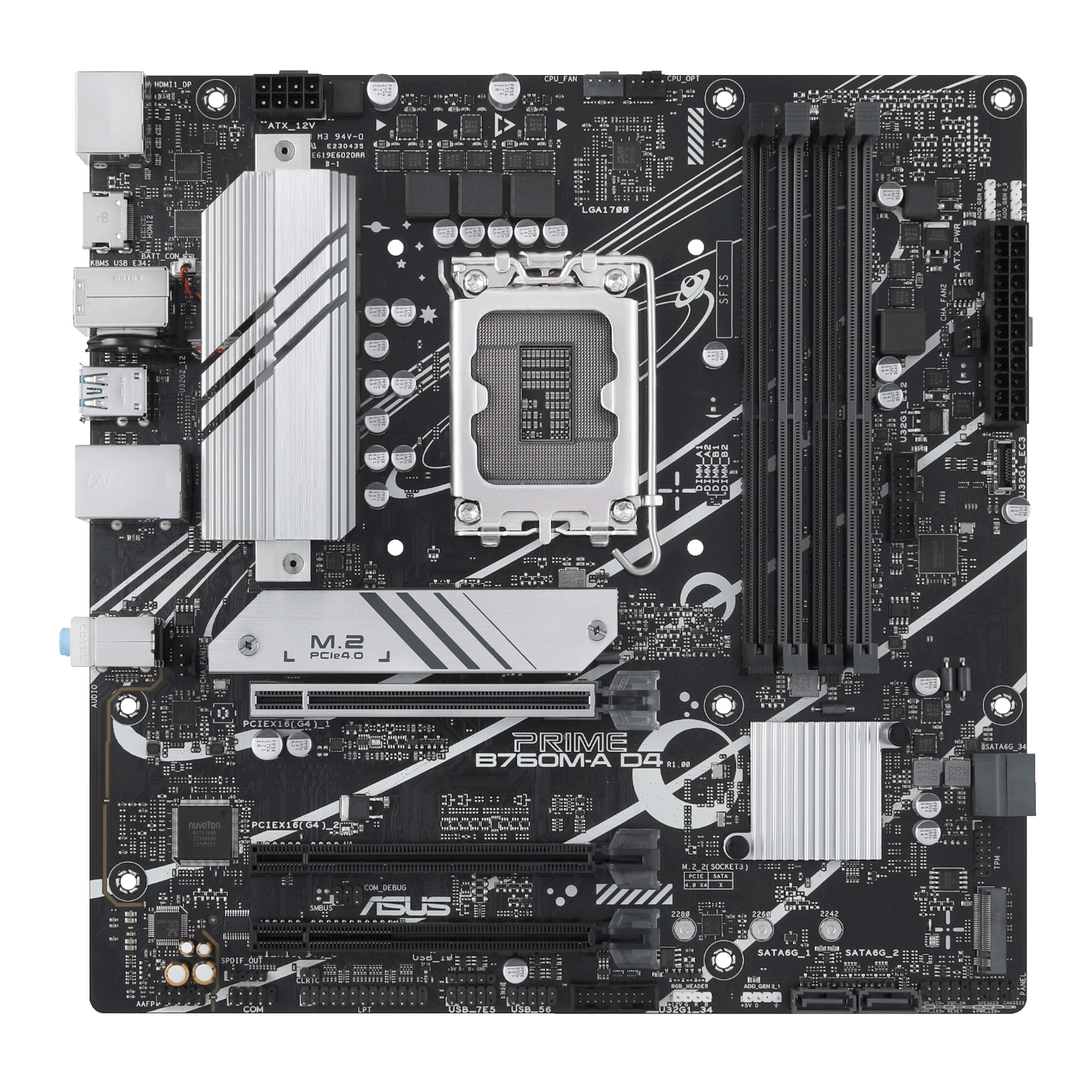 Asus PRIME B760M-A D4 CSM LGA 1700 M-ATX Motherboard