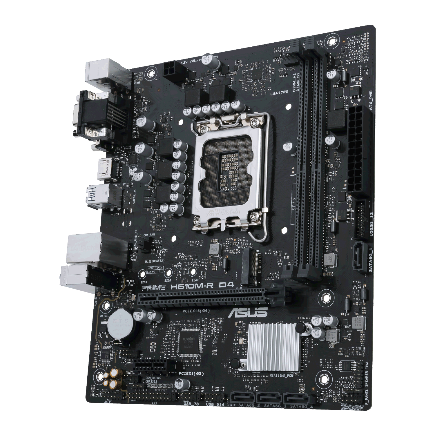ASUS Prime H610M-R D4 LGA1700 M-ATX Motherboard