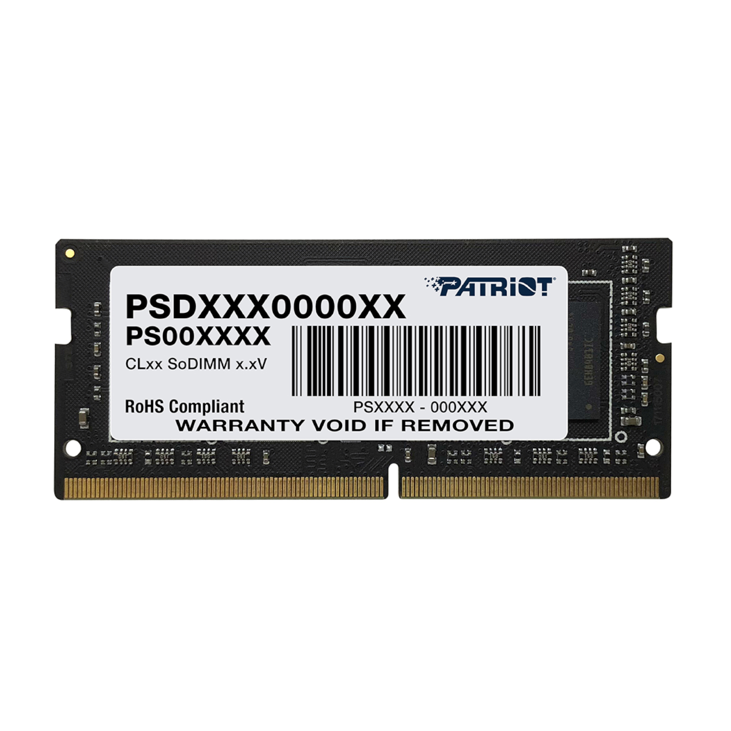 Patriot Signature Line 16GB 3200MHz DDR4 Single Rank SODIMM Notebook Memory