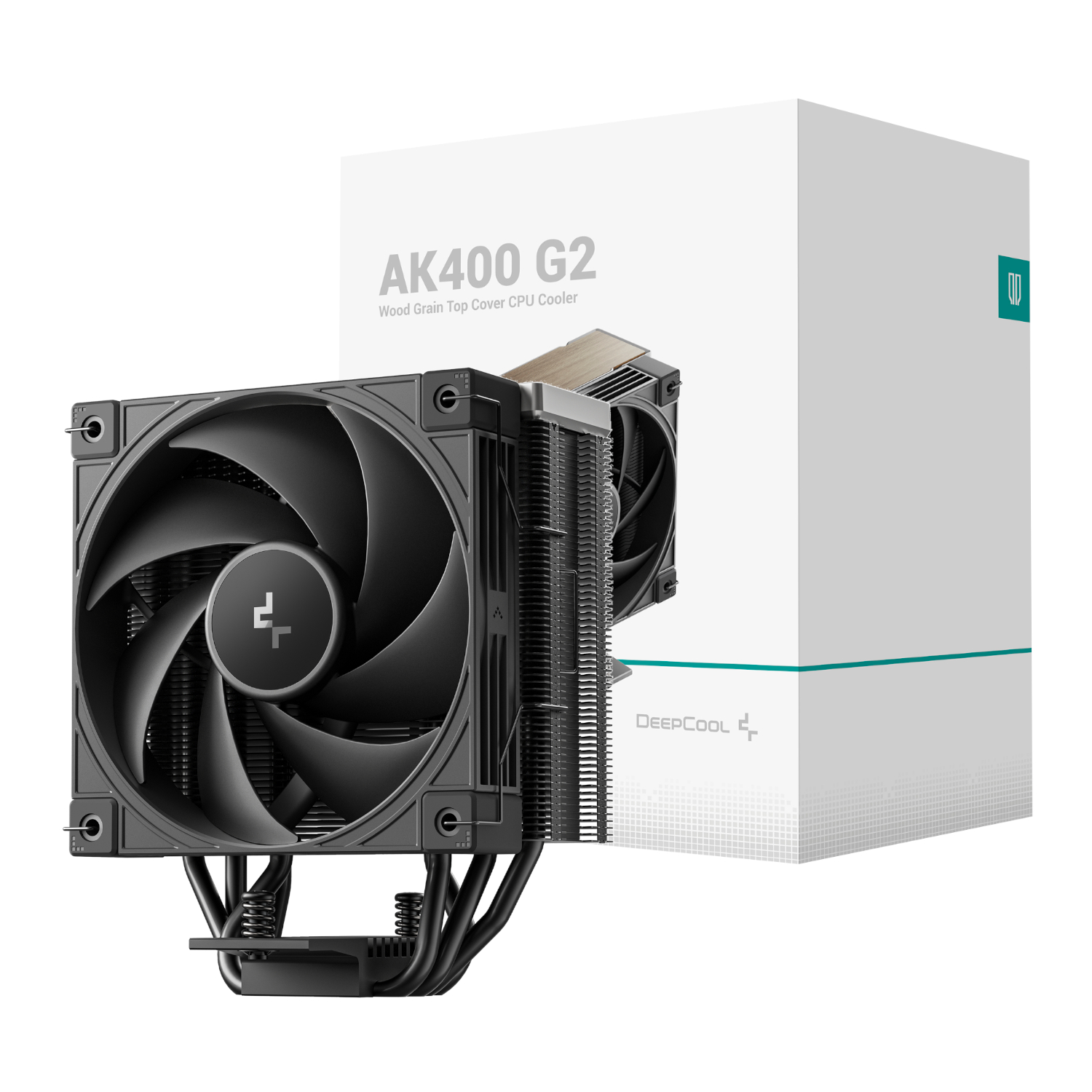 R-AK400G2-BKNNMN-GJD_DeepCool-AK400-G2-Dark-120mm-CPU-Air-Cooler-Black_wr_01.jpg DeepCool AK400 G2 Dark 120mm CPU Air Cooler - Black