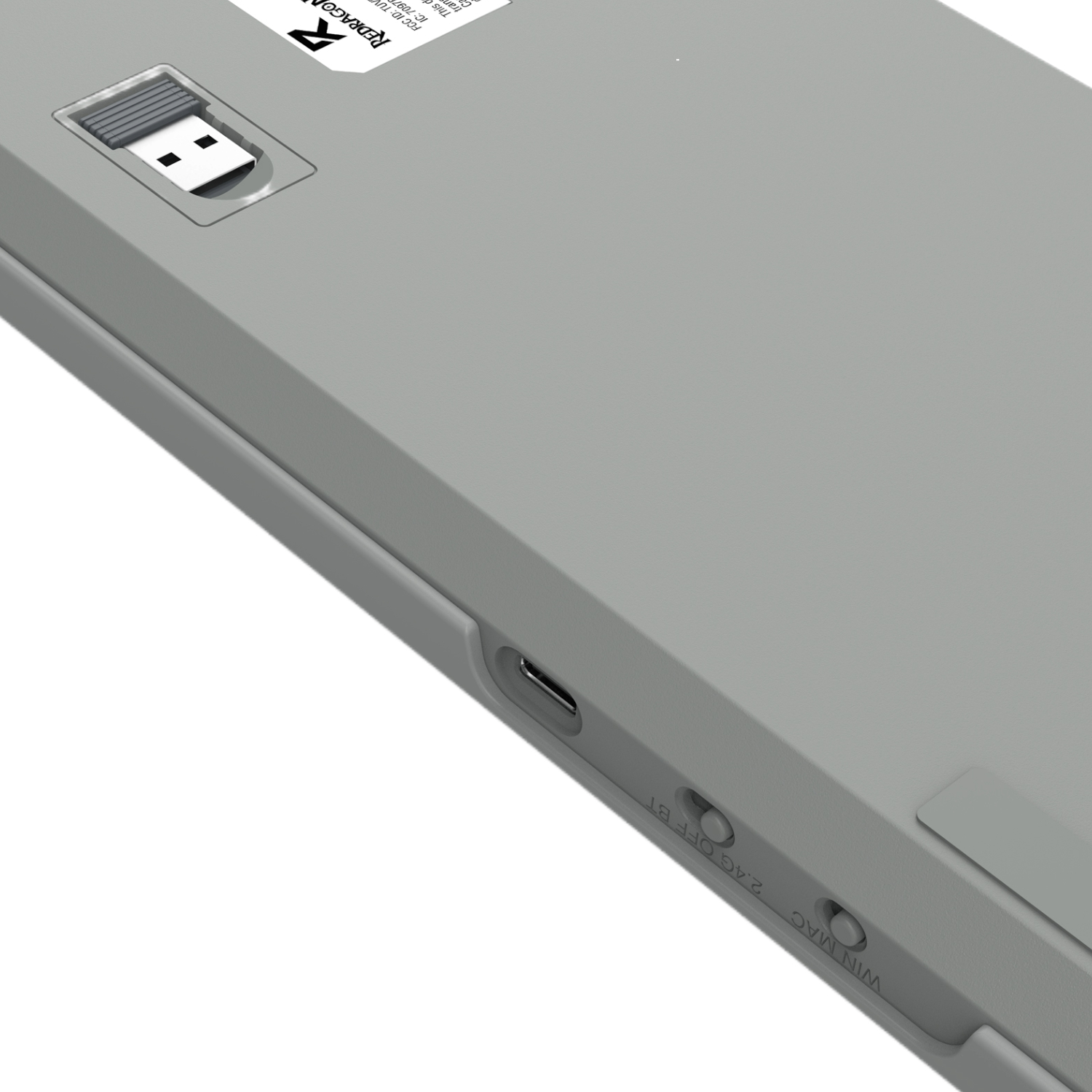 Redragon BK-7485 Wireless Office Keyboard - Grey