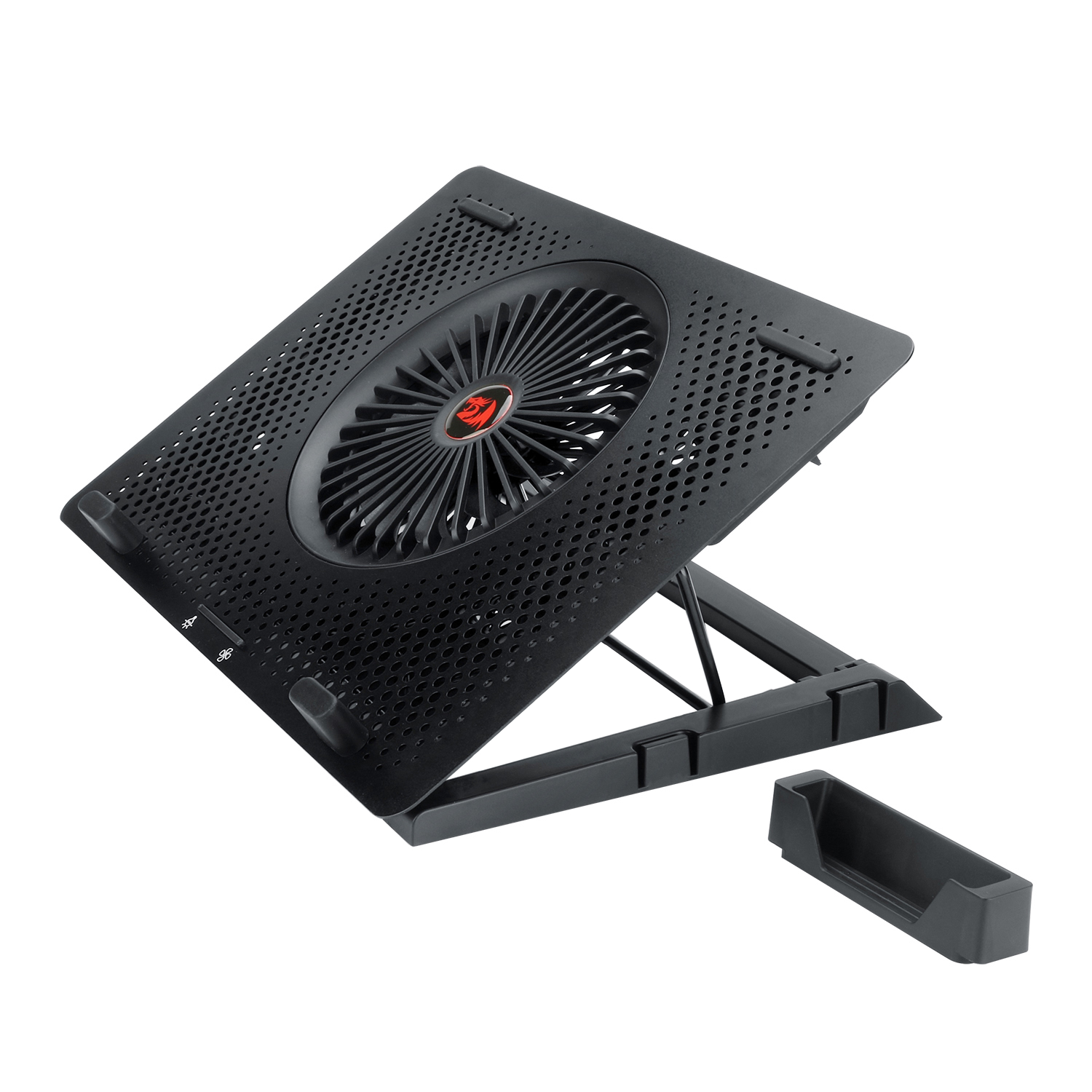 REDRAGON Dual USB 5 Fan RGB Gaming Notebook Stand