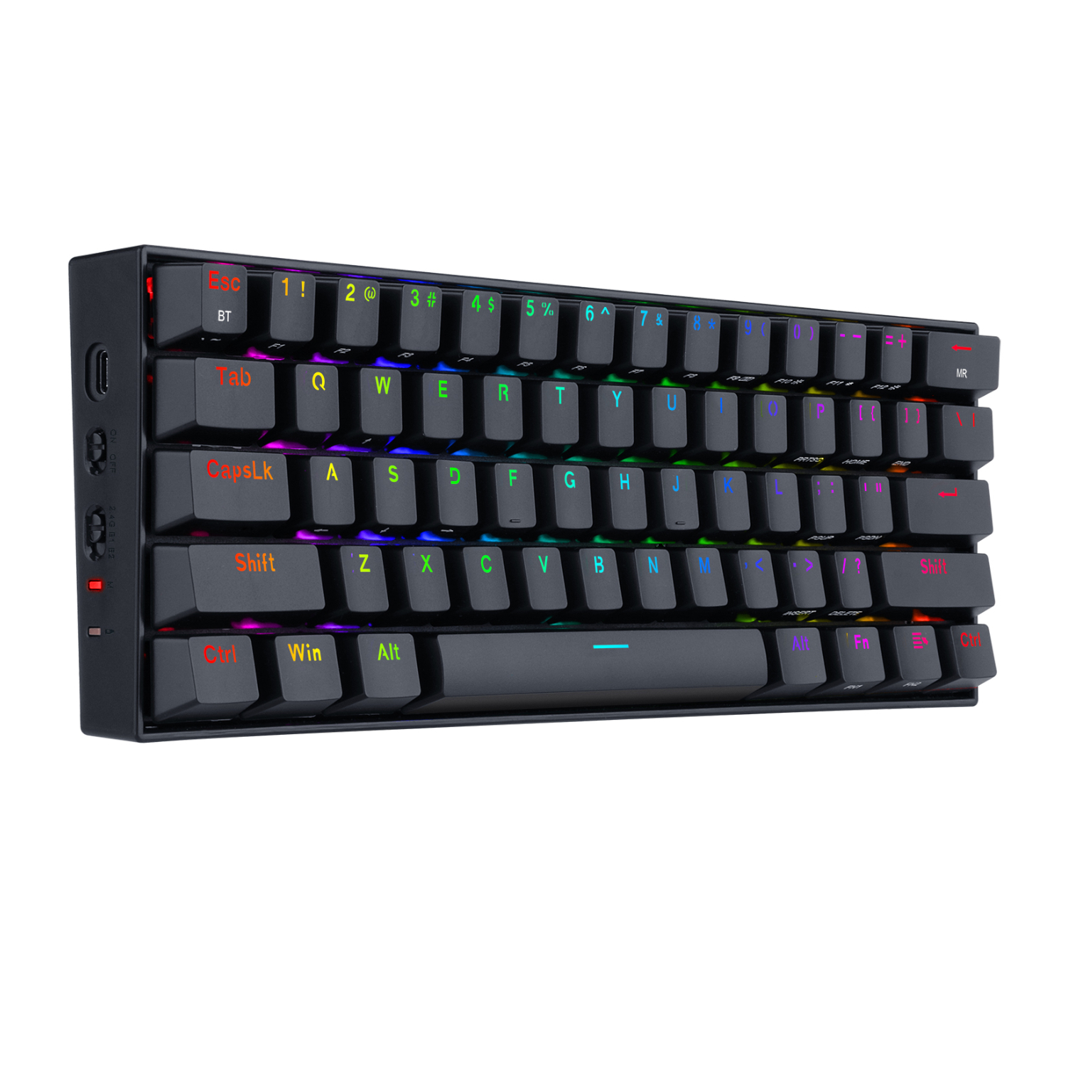 RD-K530RGB-PRO_REDRAGON-DRACONIC-PRO-Mechanical-61-Key-Mechanical-Keyboard-RGB-–-Black_wr_04a.jpg REDRAGON DRACONIC PRO Mechanical 61 Key|Bluetooth 5.0|RGB 9 Colour Modes|Rechargable Battery|Type-C Charging Cable Gaming Keyboard - Black